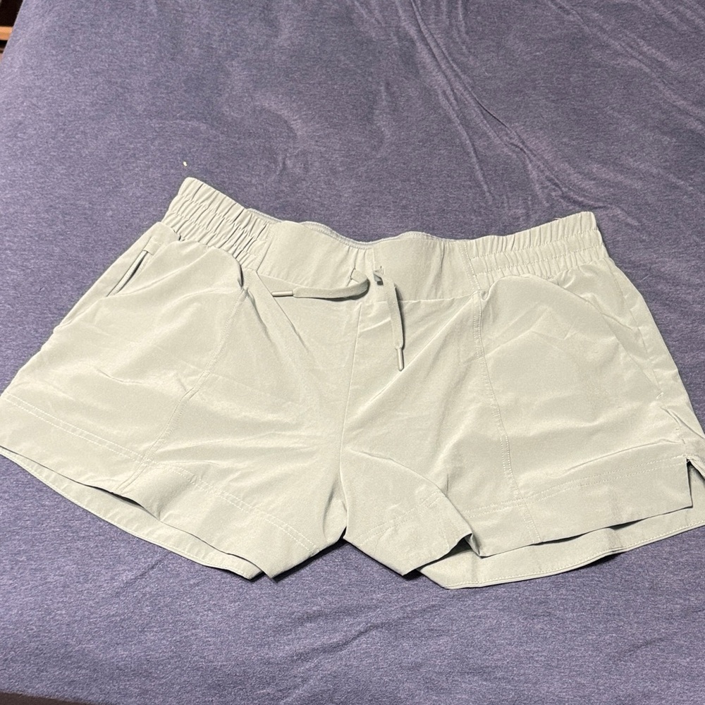 All in Motion Women's Athletic Shorts in off green